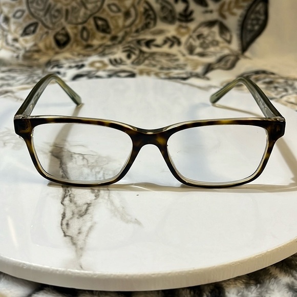 TORY BURCH TY 2064 1561 50/16/135 TORTOISE GREEN CRYSTAL EYEGLASSES - Picture 4 of 11